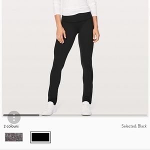 Skinny Groove Lululemon Leggings. Size 10 TALL